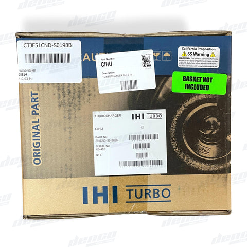 CIHU IHI TURBOCHARGER RHF5 ISUZU INDUSTRIAL ENGINE GENUINE OEM TURBOCHARGERS