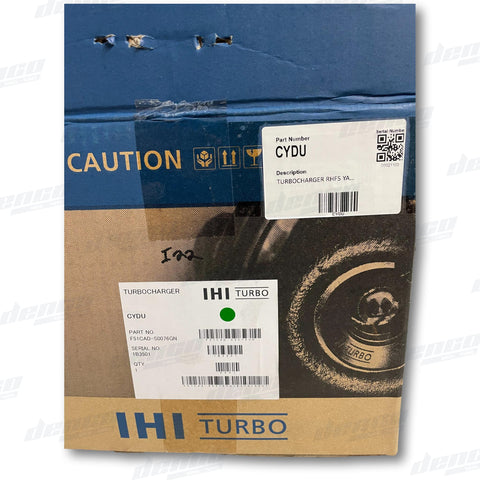 Cydu - Ihi Turbocharger Rhf5 Yanmar Industrial 9Engine 4Tnv106T-Vm) Genuine Oem Turbochargers