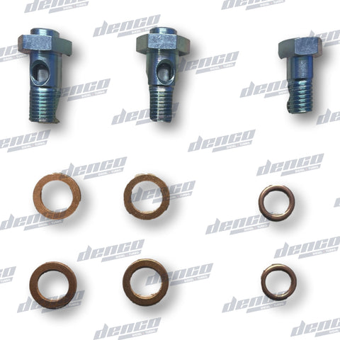 DOK0001 OIL FITTINGS KIT TO SUIT TO SUIT SUBARU (49377-04372 / -04555 / 04000 / VF46)