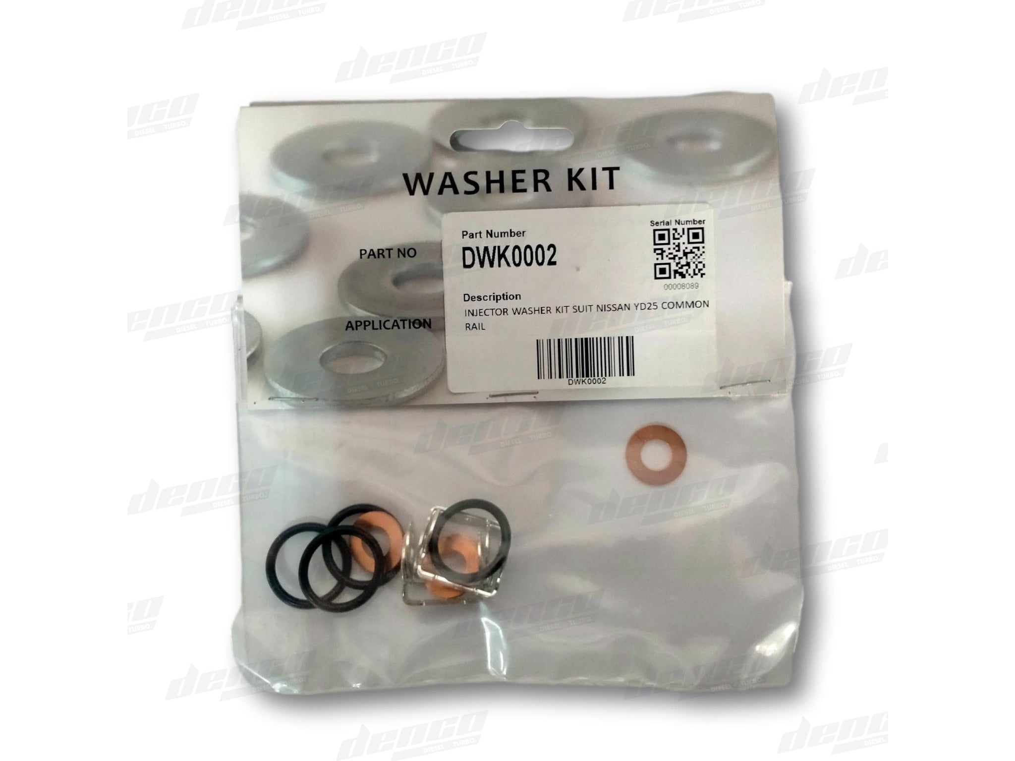 Dwk0002 Common Rail Injector Washer Kit Suit Nissan Navara Yd25 / Yd2k ...