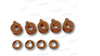 Injector Washer Kit Mitsubishi 4D56 (4Wd) Common Rail (Dwk0011) Diesel Fuel Injection Parts