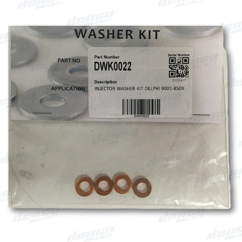 DWK0022 INJECTOR WASHER KIT SUIT DELPHI INJECTOR 9001-850K