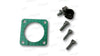 Cast Alloy 4 Bolt Inlet Turbo Manifold Adapter Elbow - 90° Bend Aftermarket Turbo Systems & Parts